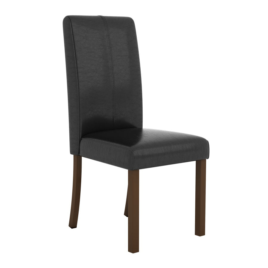 Parkfield Solid Acacia Faux Leather Dining Dining Chairs - luxury dining furniture