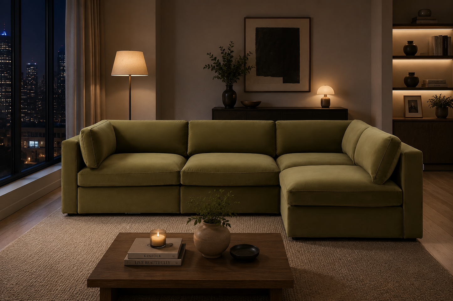 Belva L Shape Modular Sofa