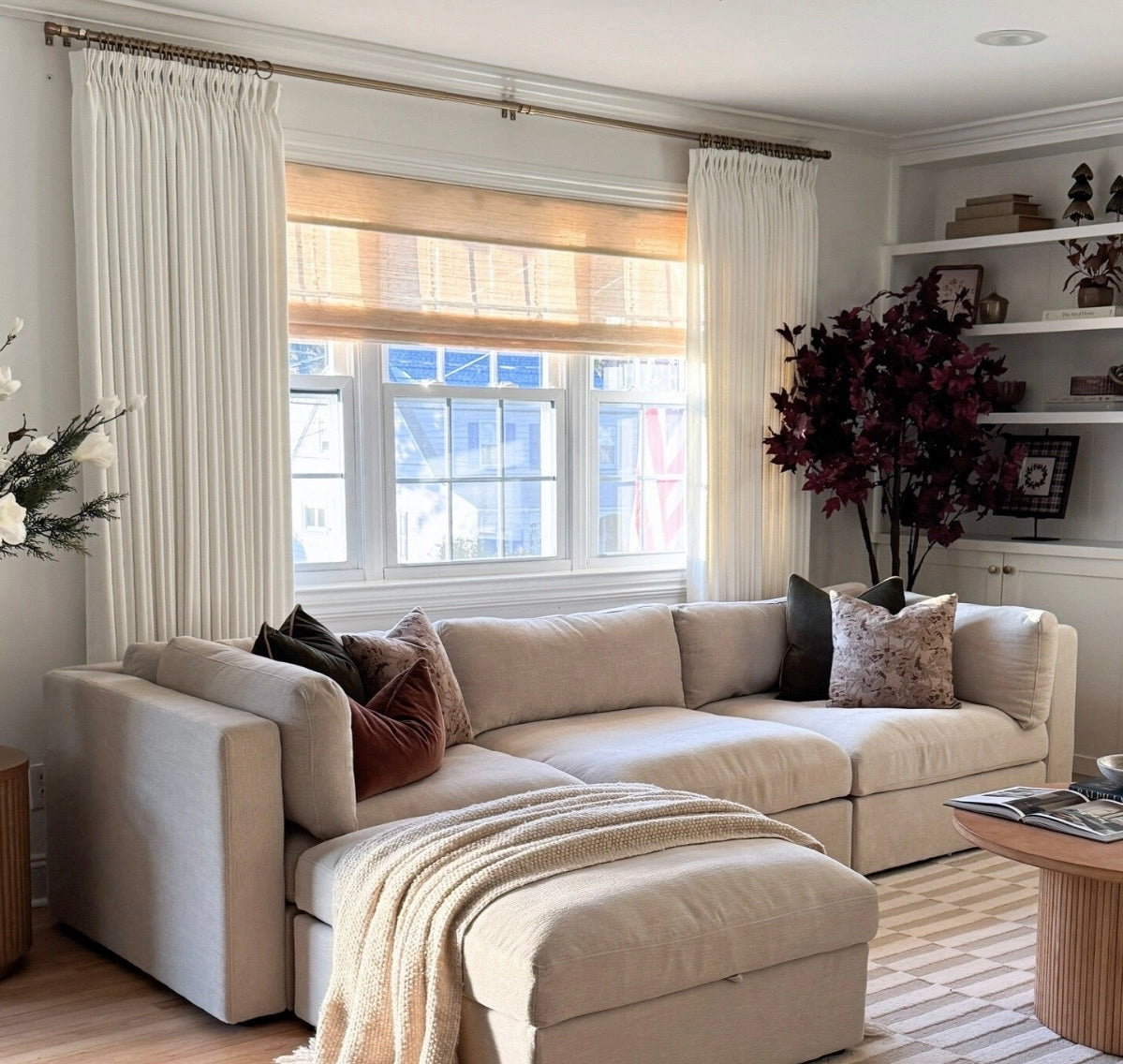 Belva 2 Seater with Stool Modular Sofa - luxury modular sofa by Vogue Vocus view 2