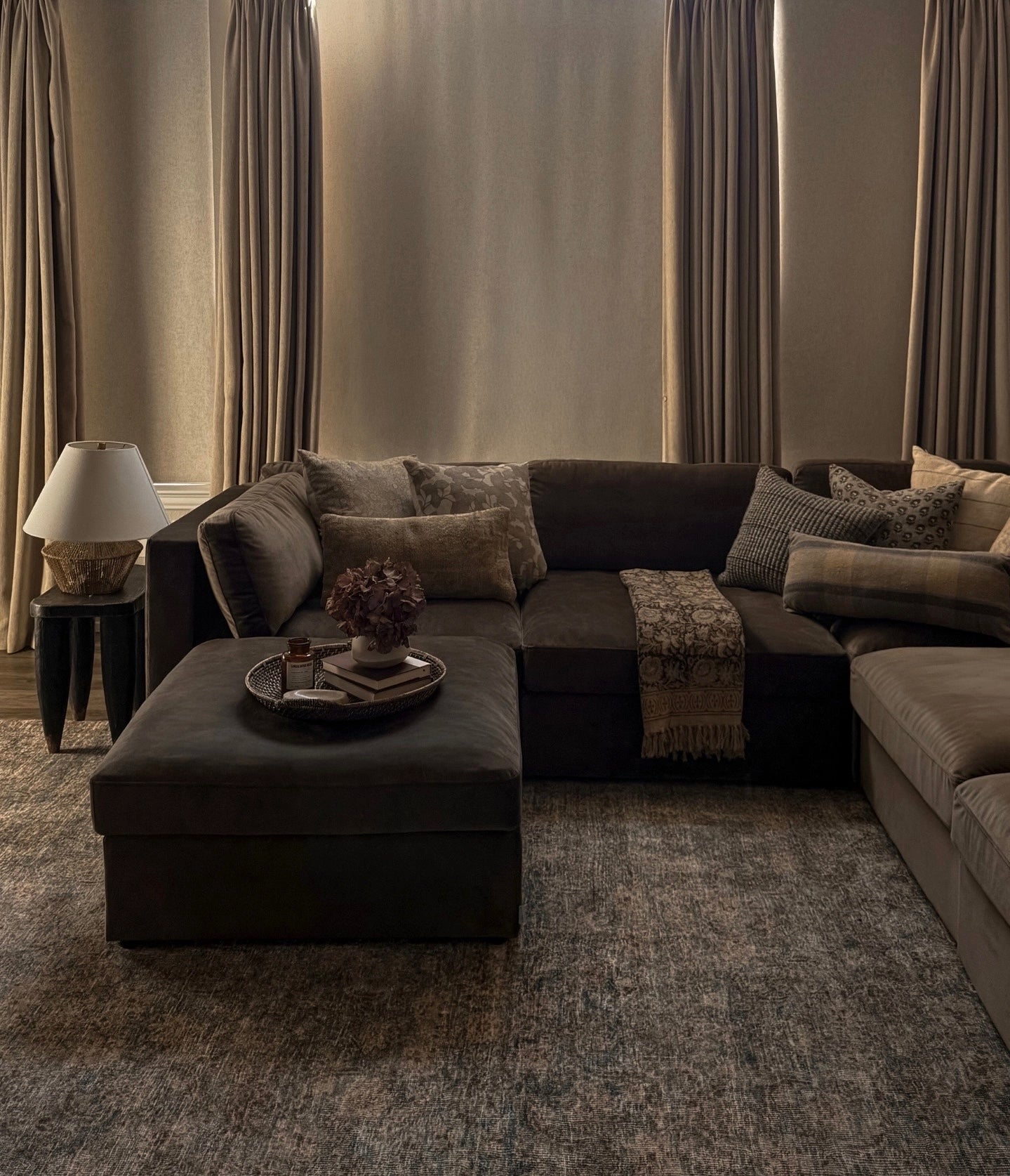 Belva 2 Seater with Stool Modular Sofa - luxury modular sofa by Vogue Vocus view 8