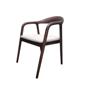Tess Walnut Bouclé Dining Chairs - Box of 2