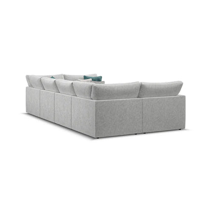 Noir Luxe 6 Seater U Shape Sofa