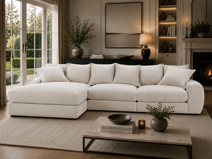 Milo Modular Left Hand Large Chaise Sofa